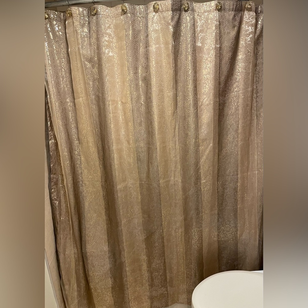 Elegant Gold Shower Curtain